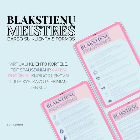 Blakstienų meistrių formos