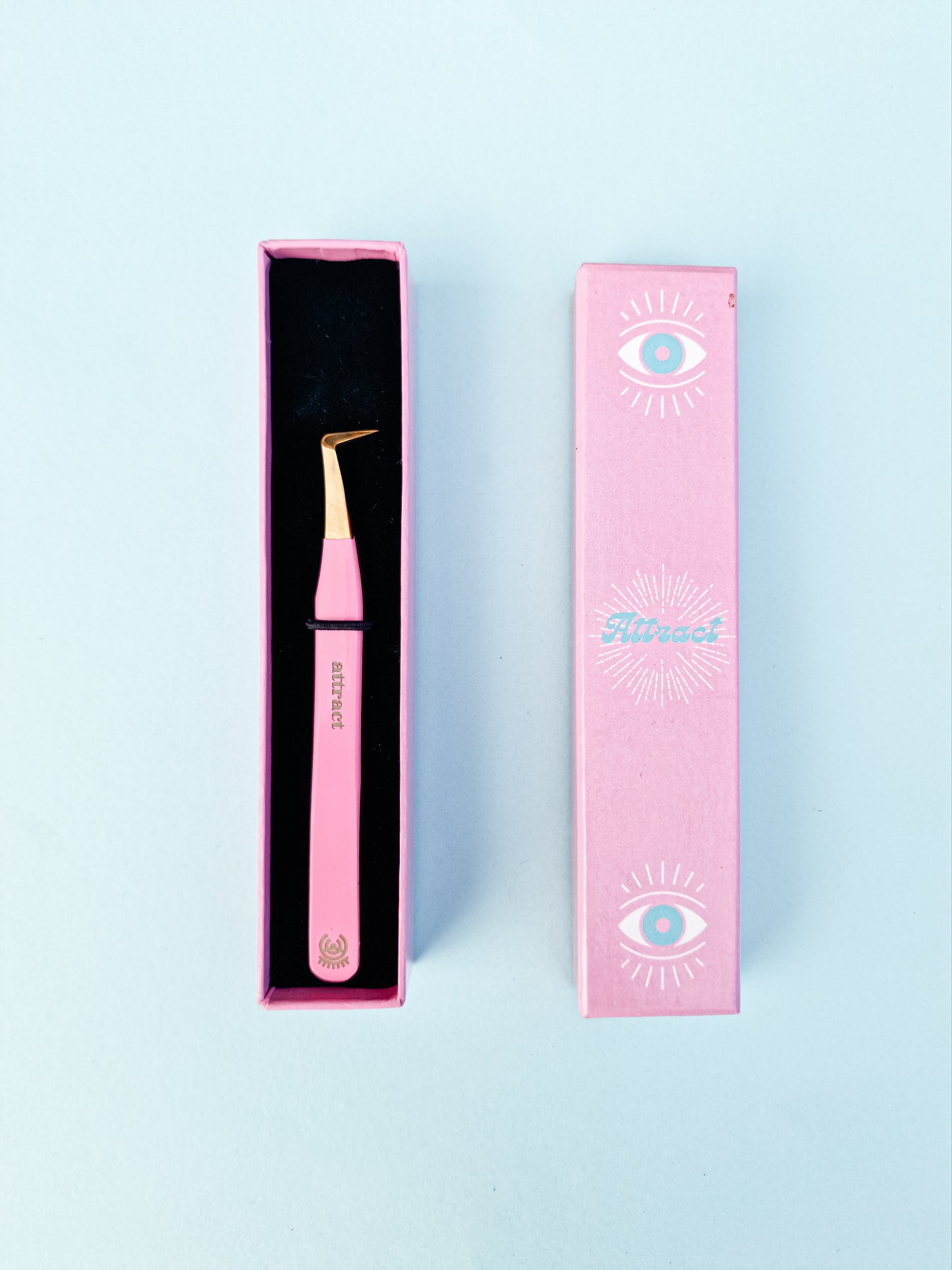 "Attract" L-Shaped Tweezer with Microfiber Tip