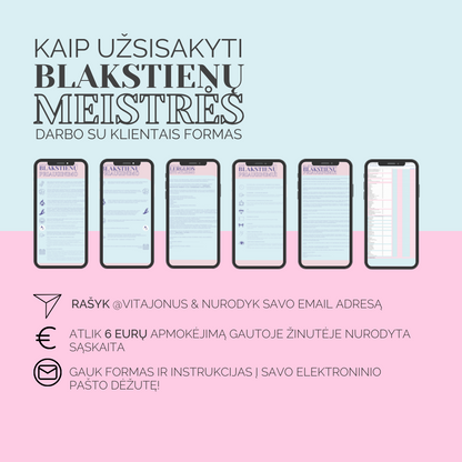 Blakstienų meistrių formos